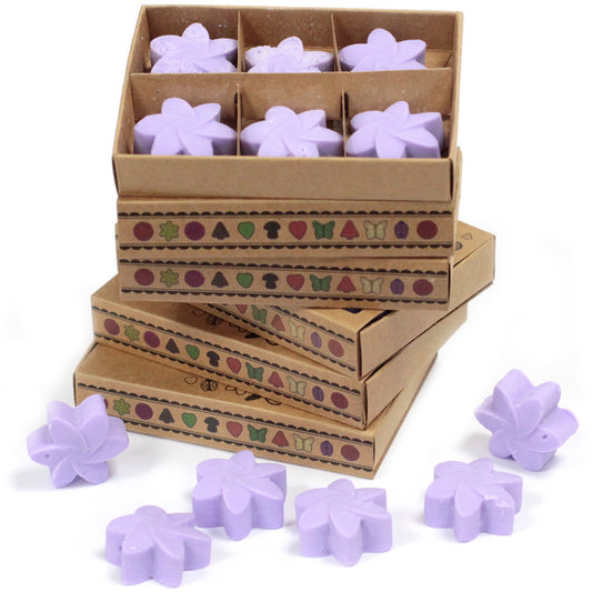 Flower Shaped Scented Box of 6 Wax Melts