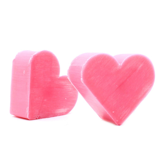 10 Mini Heart Shaped Guest Soap Bars