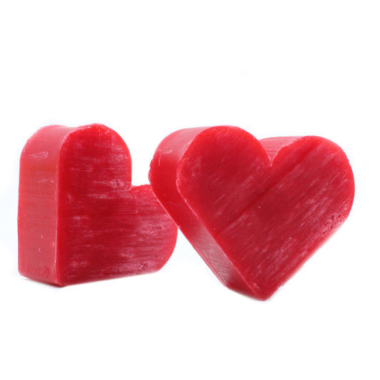 10 Mini Heart Shaped Guest Soap Bars