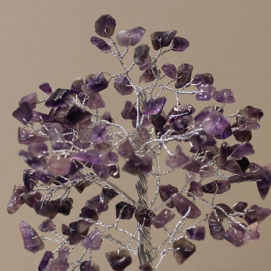 Amethyst Gemstone Tree With Organite Base