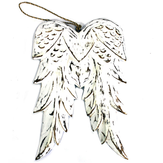 Hand Crafted 31cm Double Angel Wing