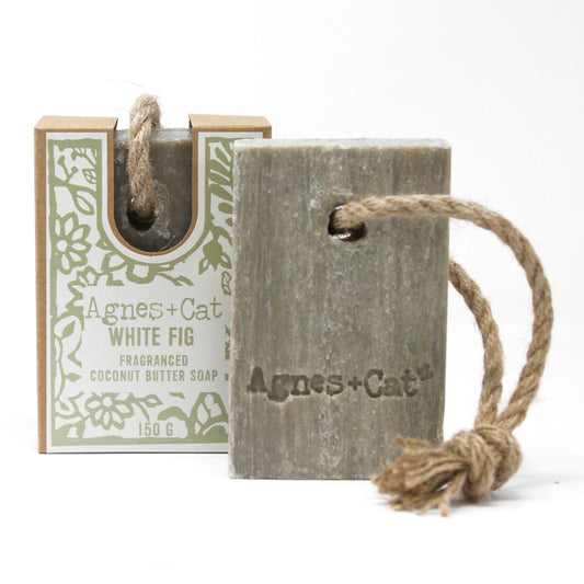 Agnes + Cat Soap On A Rope - White Fig