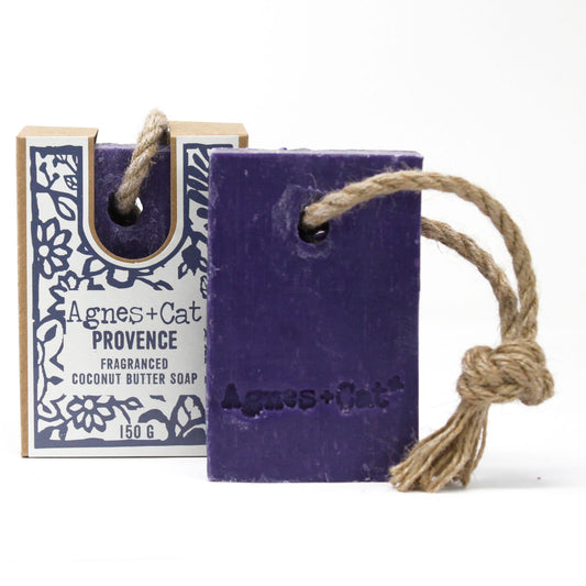 Agnes + Cat Soap On A Rope - Provence