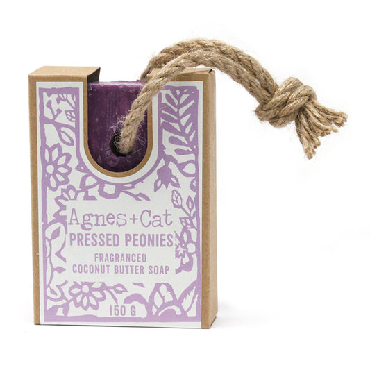 Agnes + Cat Soap On A Rope - Pressed Peonies