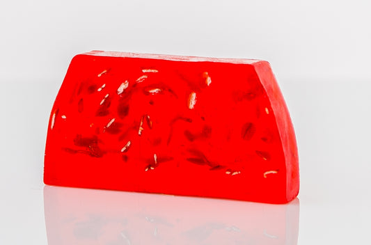 Pomegranate Soap Slice