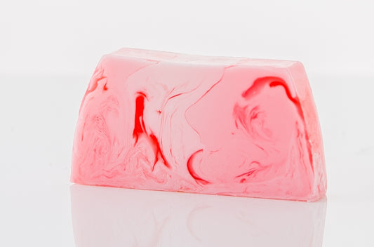 Raspberry Soap Slice