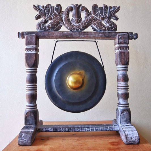 Antique Style Black Gong