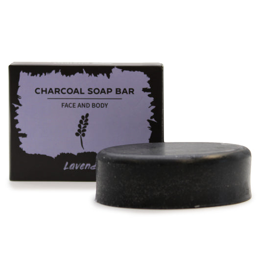 Lavender Charcoal Face & Body Soap Bar