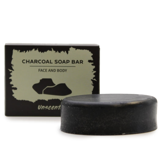 Unscented Charcoal Face & Body Soap Bar