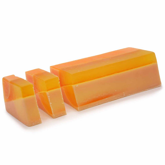 Peach Melba Vibrant Soap Slice